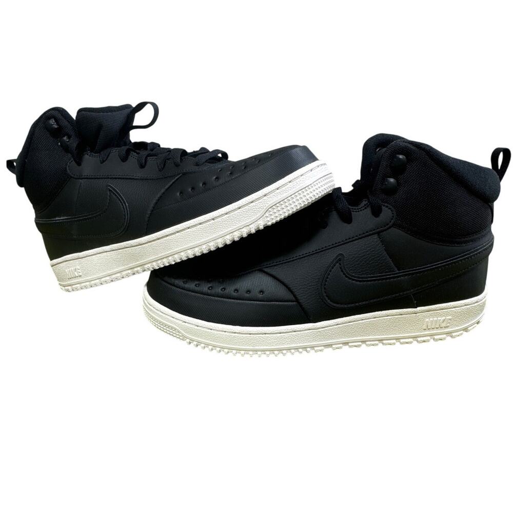 Nike Men's Court Vision Mid Winter DR7882-002 Black Sz 11